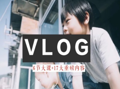 零基础vlog视频课教你小白变大神-生活美学教程|淘骐网赚资源库
