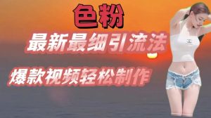 se粉最新最细引流法，七天螺旋起号法，爆款视频轻松制作【揭秘】|淘骐网赚资源库