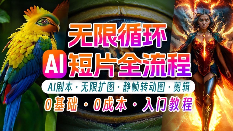 AI剪辑无限循环画面:新手轻松月入上万的秘技【揭秘】|淘骐网赚资源库