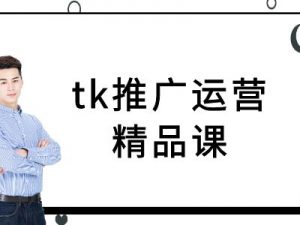 tk推广运营精品课-tiktok跨境电商教程|淘骐网赚资源库