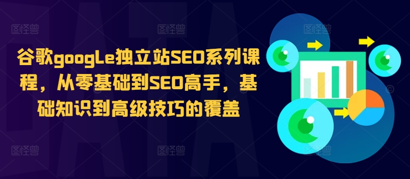 谷歌google独立站SEO系列课程，从零基础到SEO高手，基础知识到高级技巧的覆盖|淘骐网赚资源库