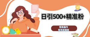 私域引流获客神器,全自动引流玩法日引 500+精准粉 加爆你的微信【揭秘】|淘骐网赚资源库
