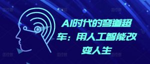 AI时代的弯道超车:用人工智能改变人生|淘骐网赚资源库