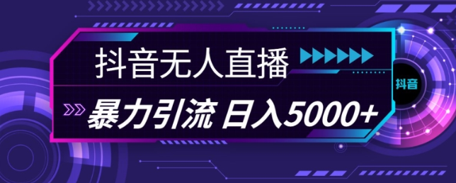 抖音快手视频号全平台通用无人直播引流法,利用图片模板和语音话术,暴力日引流100+创业粉【揭秘】|淘骐网赚资源库