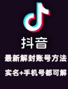 2024年11月抖音最新解封账号方法+解实名 自己真实实操已解2个号|淘骐网赚资源库
