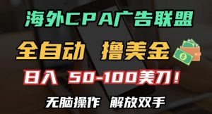 海外CPA全自动撸美金, 日入100+美刀，无脑操作，解放双手【揭秘】|淘骐网赚资源库