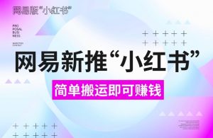 网易官方新推“小红书”,搬运即有收益,新手小白千万别错过(附详细教程)【揭秘】|淘骐网赚资源库