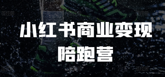 小红书商业变现陪跑营,小红书电商教程|淘骐网赚资源库