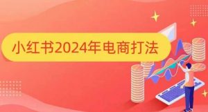 小红书2024年电商打法,手把手教你如何打爆小红书店铺|淘骐网赚资源库