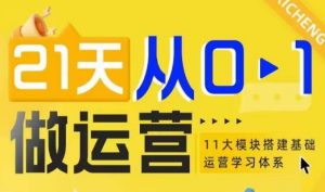 21天从0-1做运营,11大维度搭建基础运营学习体系|淘骐网赚资源库