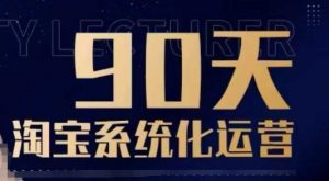 90天淘宝系统化运营，从入门到精通|淘骐网赚资源库