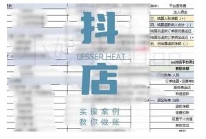 抖音小店对账全攻略,全面讲解抖店对账的核心逻辑与实操技巧,轻松掌握电商财务管理|淘骐网赚资源库