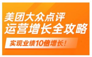 美团大众点评运营全攻略，2025年做好实体门店的线上增长|淘骐网赚资源库
