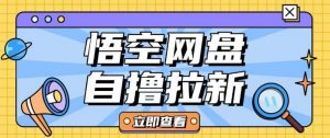 全网首发悟空网盘云真机自撸拉新项目玩法单机可挣10.20不等|淘骐网赚资源库