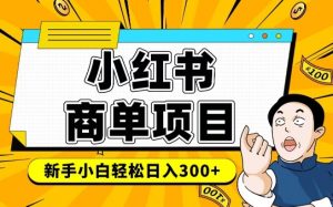 小红书千粉商单,稳定快速变现项目,实现月入6-8k并不是很难|淘骐网赚资源库