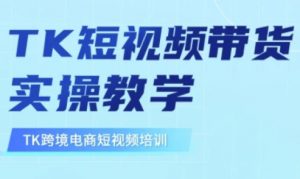 东南亚TikTok短视频带货,TK短视频带货实操教学|淘骐网赚资源库