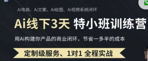 AI实操培训第20-21期线下,0基础保姆级教程,3月最新整理,企业获客、降本增效、打造超级个体|淘骐网赚资源库