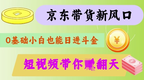 最新京东短视频带货代运营秘籍,轻松躺挣【揭秘】|淘骐网赚资源库