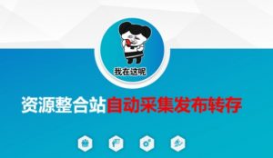 资源整合站自动采集发布转存，解放双手|淘骐网赚资源库