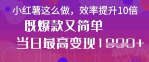 疯了!DeepSeek一键生成动小红书图文,小白轻松制作,快速拿到结果|淘骐网赚资源库