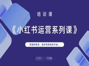 小红书运营系列课,思维的转变,是所有转变的开始|淘骐网赚资源库