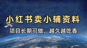小学教辅资料在小红书这样卖，项目长期稳定收益，越久越吃香|淘骐网赚资源库