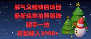 解气又挣钱的项目,最新违章拍照挣钱,随手一拍,轻松收入多张【揭秘】|淘骐网赚资源库