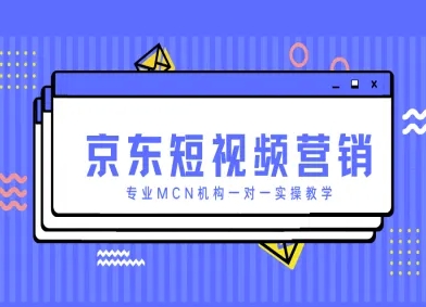 京东短视频营销项目,专业MCN机构一对一实操教学|淘骐网赚资源库