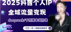 2025个人IP短视频带货(进阶版)全域流量变现,deepseek千川爆单进阶课|淘骐网赚资源库
