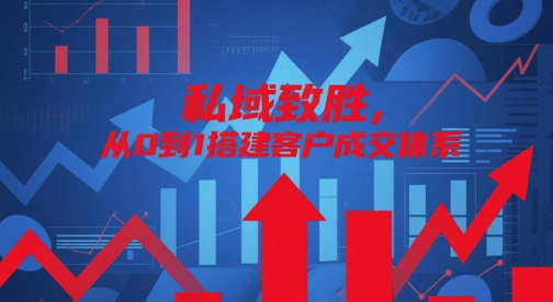 私域致胜，从0到1搭建客户成交体系|淘骐网赚资源库