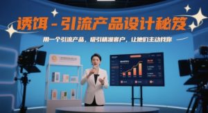 诱饵-引流产品设计秘笈,用一个引流产品,吸引精准客户,让他们主动找你|淘骐网赚资源库