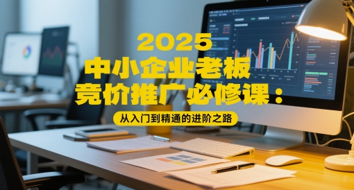 2025中小企业老板竞价推广必修课:从入门到精通的进阶之路|淘骐网赚资源库