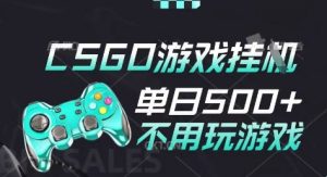 25年CSGO游戏搬砖，全自动挂G，不需要玩游戏，手机操作日入3张(不是汇率搬砖)【揭秘】|淘骐网赚资源库