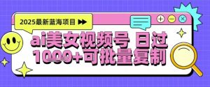 视频号AI美女跳舞暴力起号玩法,日入1k+,全程软件操作,小白也能玩的项目|淘骐网赚资源库