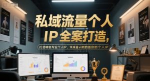 私域流量个人IP全案打造,打造特色专业个人IP,未来最值钱的是你的个人IP|淘骐网赚资源库