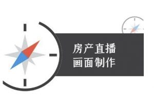 房产直播画面制作-抖音房产直播教程|淘骐网赚资源库