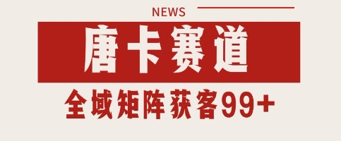 唐卡赛道私域引流获客 自热矩阵SOP日引流99+精准客资【揭秘】|淘骐网赚资源库