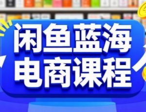 闲鱼蓝海电商课程,手把手助你快速上手,轻松实现闲鱼稳定盈利|淘骐网赚资源库
