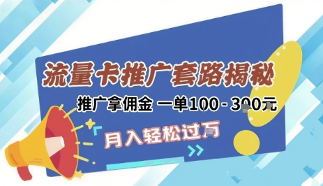 2025年外面卖1500的流量卡项目最新玩法，绿色无门槛对新手非常友好，日入3张+|淘骐网赚资源库