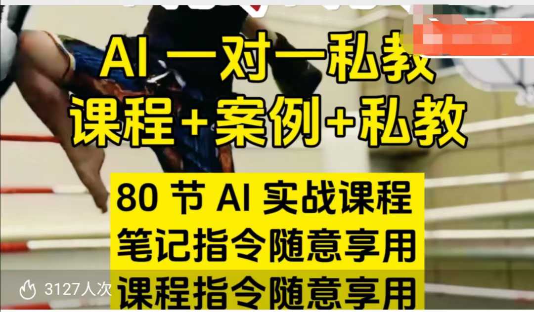 AI指令实战课,课程+案例,80节AI实战课程,笔记指令随意享用,课程指令随意享用(更新7月)|淘骐网赚资源库