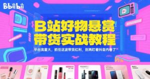 B站好物悬赏带货实战教程，平台流量大，抓住这波带货红利，别再盯着抖音内卷了|淘骐网赚资源库
