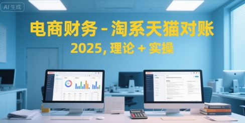 电商财务-淘系天猫对账2025,理论+实操|淘骐网赚资源库