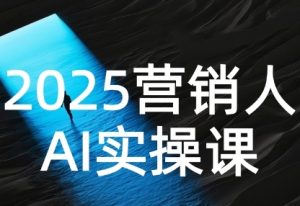 2025营销人Al实操课,AI营销抢跑实战,从Prompt到方案,效率碾压同行|淘骐网赚资源库