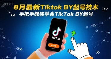 8月最新Tiktok搬运起号技术,手把手教你学会TikTok搬运起号|淘骐网赚资源库