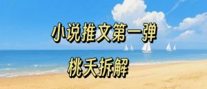 小说推文项目操作全流程第一弹,0粉就能做,门槛低非常适合新手|淘骐网赚资源库