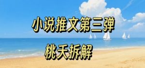小说推文项目操作全流程第三弹，0粉就能做，门槛低非常适合新手|淘骐网赚资源库