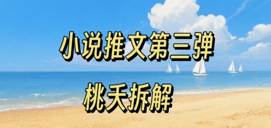 小说推文项目操作全流程第三弹，0粉就能做，门槛低非常适合新手|淘骐网赚资源库