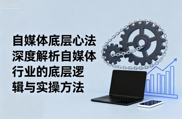 自媒体底层心法,深度解析自媒体行业的底层逻辑与实操方法|淘骐网赚资源库