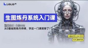 LibLibAI哩布哩布生图炼丹系统入门课,从生图到炼丹,只学这一门就够了|淘骐网赚资源库