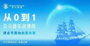 从0-1亚马逊实战课程,亚马逊从0-1,从1-10实操变现|淘骐网赚资源库